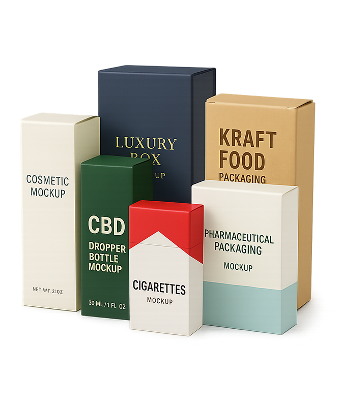 Rigid boxes packaging